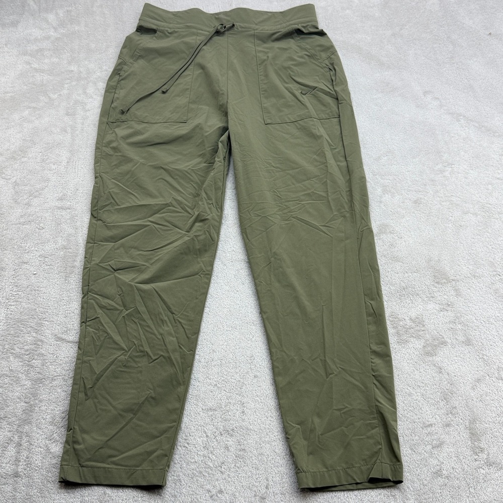 Nike Dri-FIT Pants Womens S Green Tapered Utility Pockets Hiking Gorpcore Trail